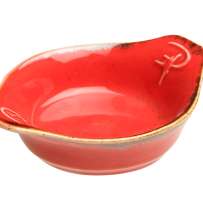 PORLAND - RED -bowl-7 cm
