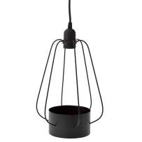 Метална лампа за таван с място за саксия, 29х39 см