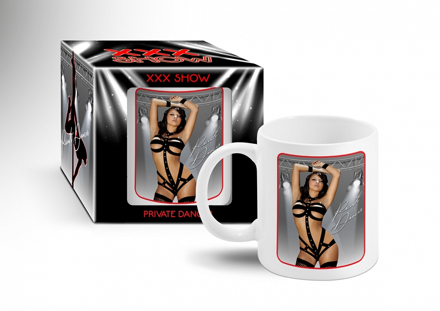 Стриптийз чаша MUG, жени, XXX SHOW, 300ml