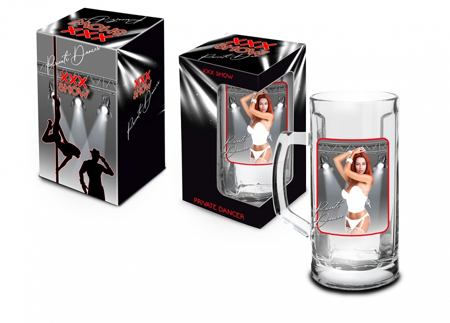 Стриптийз халба, жени, XXX SHOW, 500ml