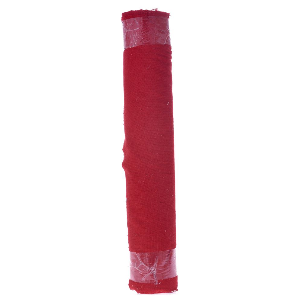 Ролка от памучен плат в червен цвят. Размер: ширина 50 см, дължина 5 метра