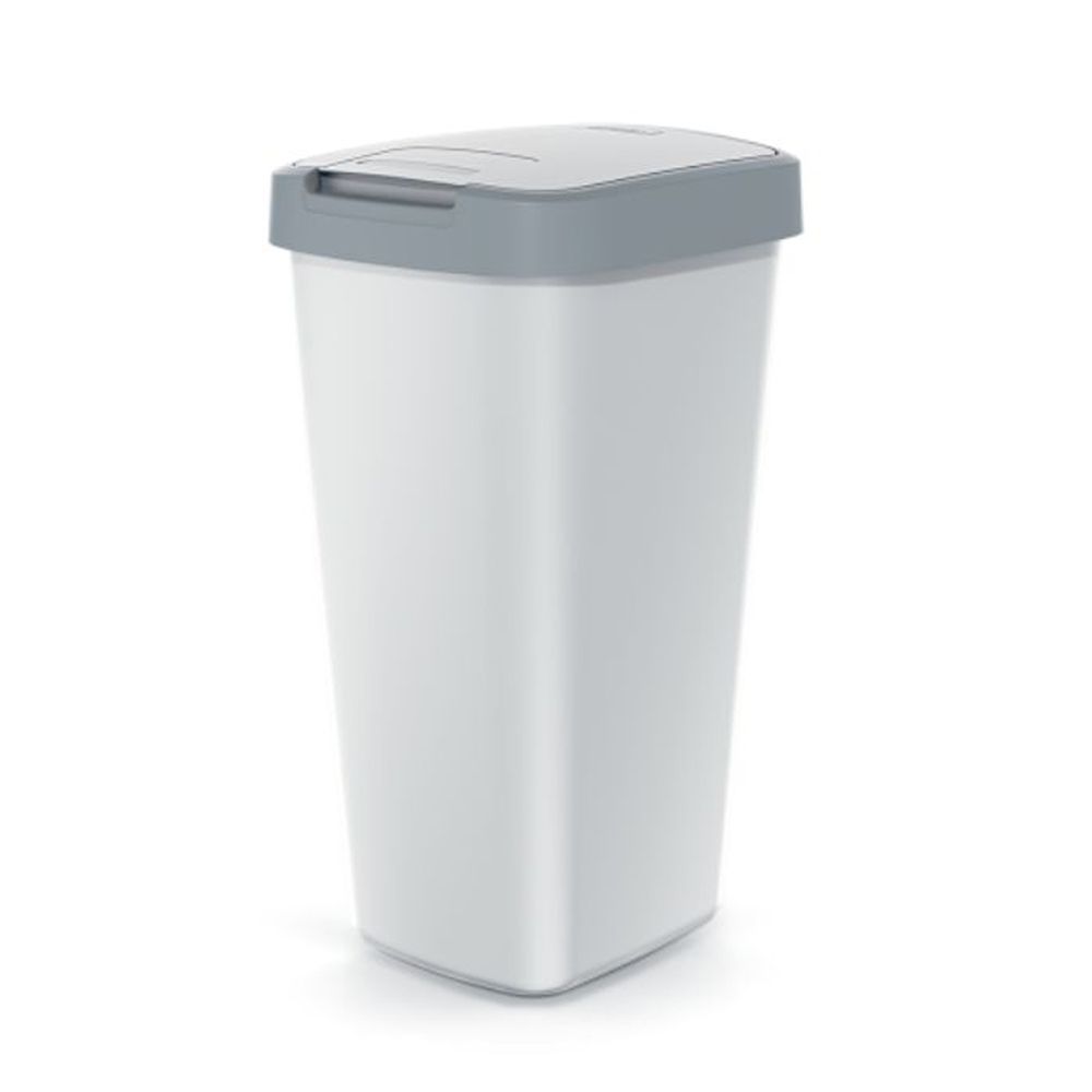  COMPACTA Q – пластмасова кошница за отпадъци, светлосива, 12 литра
