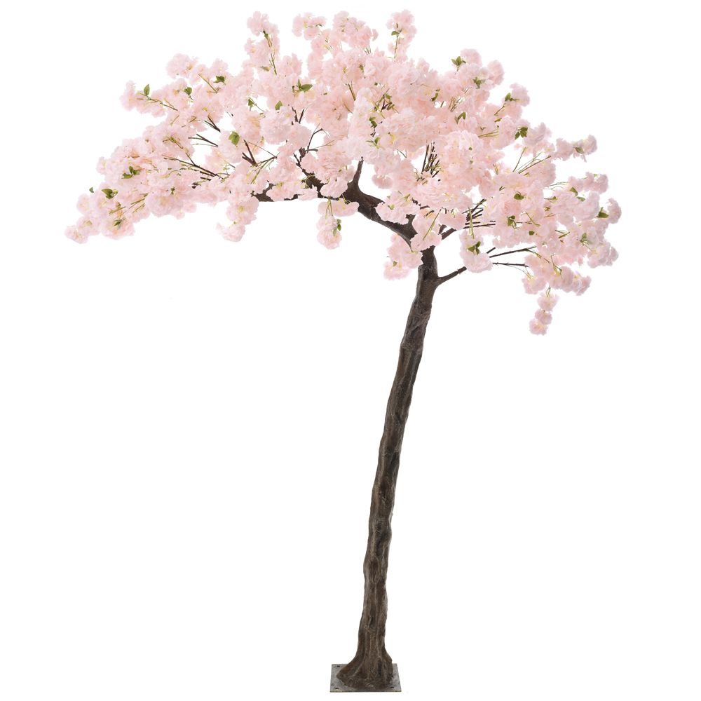 Изкуствено дърво, розови цветове, 3,20 М