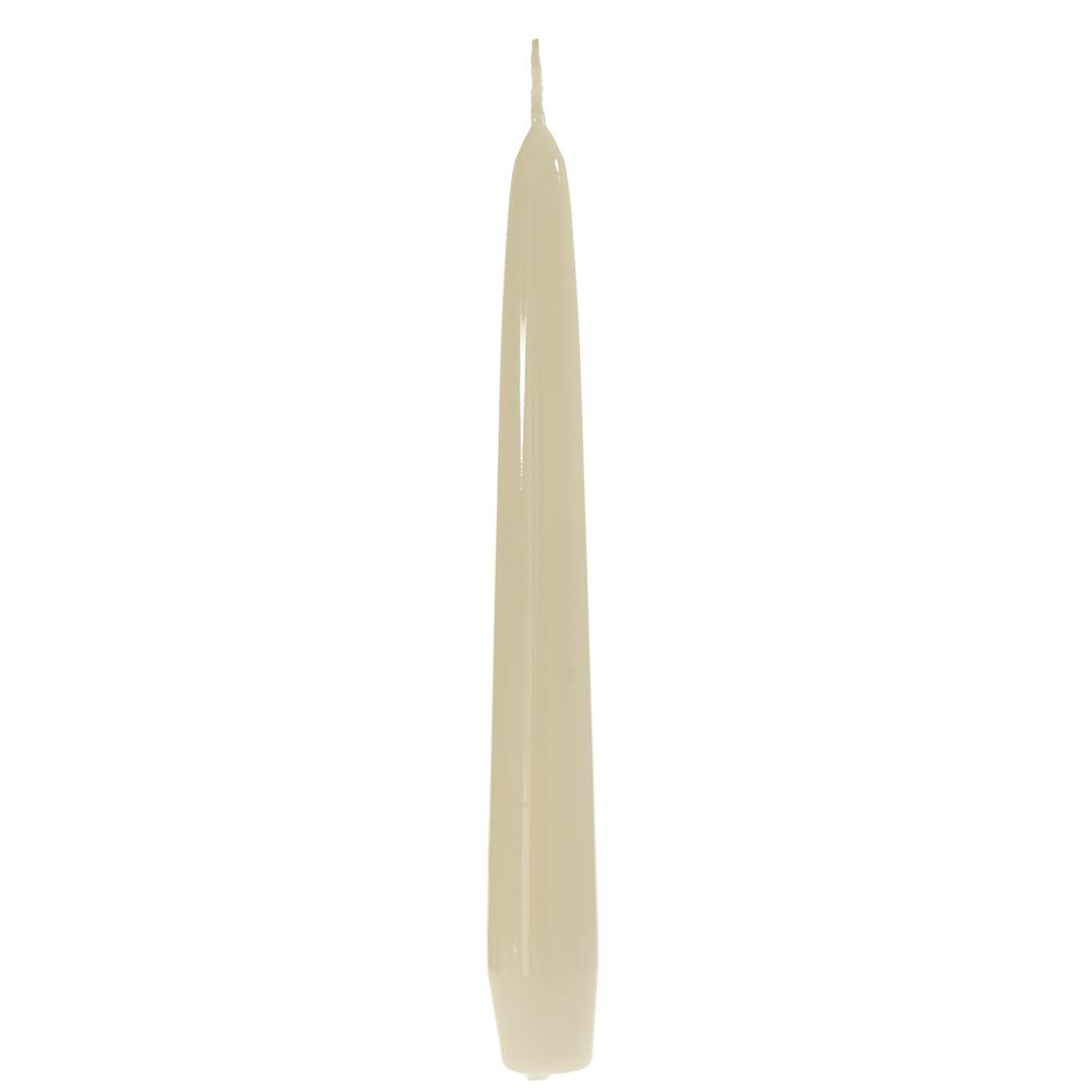 Венецианска свещ крем, к-т 12 бр., 20 см