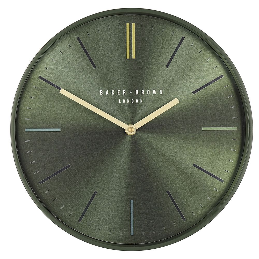 Стенен часовник зелен, диаметър 30см