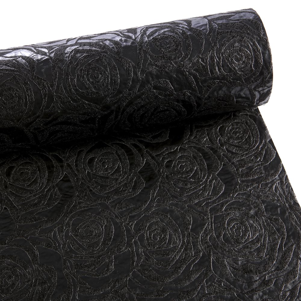  Текстилна лента за опаковане 3D, 60 см x 18 м, черна