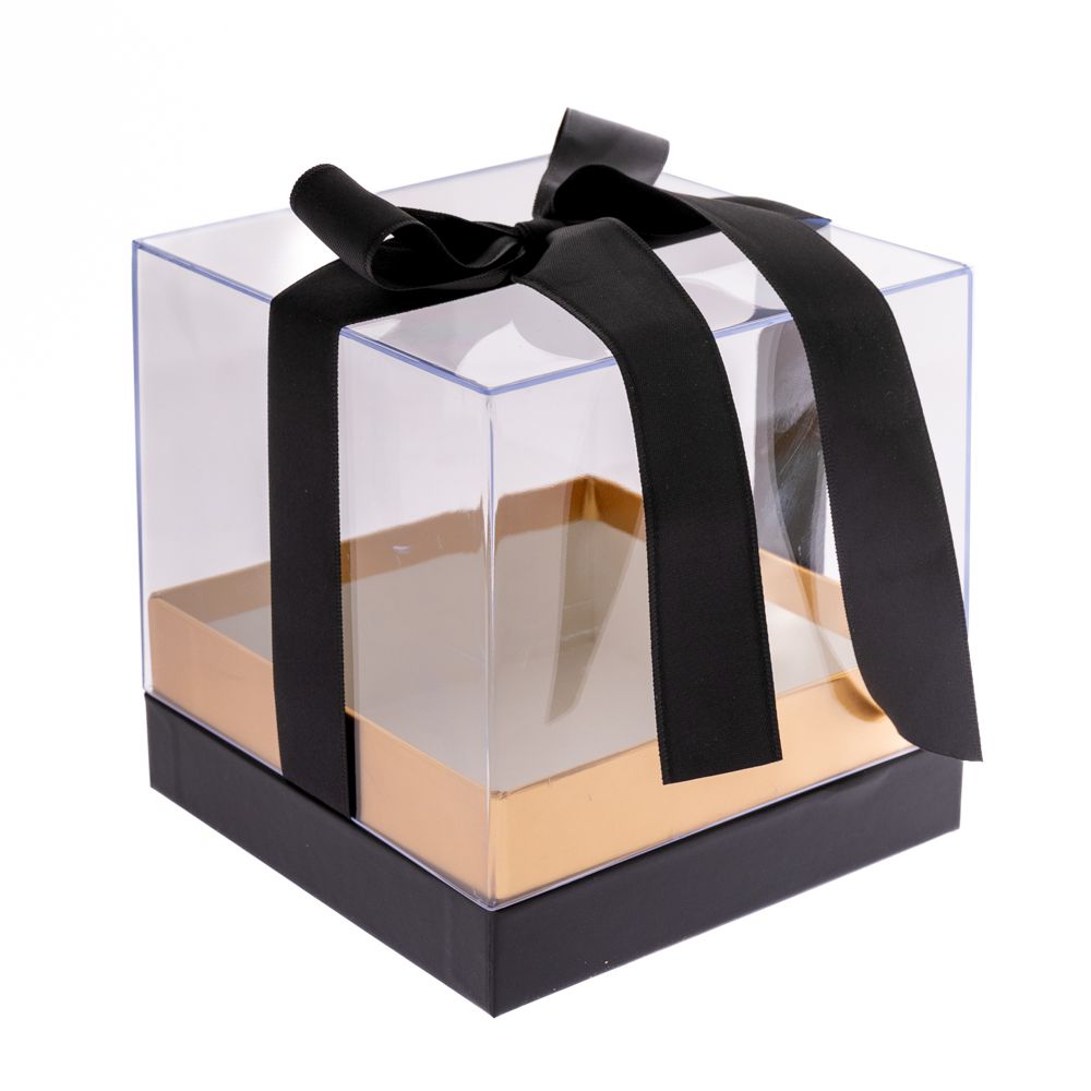 DECO CLEAR ПОДАРЪЧНА КУТИЯ 14x14x14CM