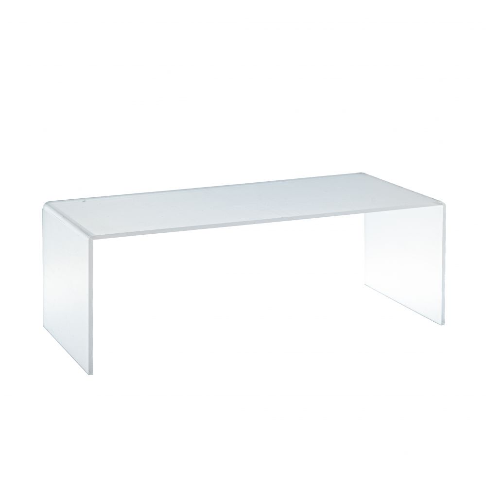  ПРОЗРАЧНА АКРИЛНА ОСНОВА С ДЪЛЖИНА ЗА ДЕКОРАЦИЯ 28X15X8 см