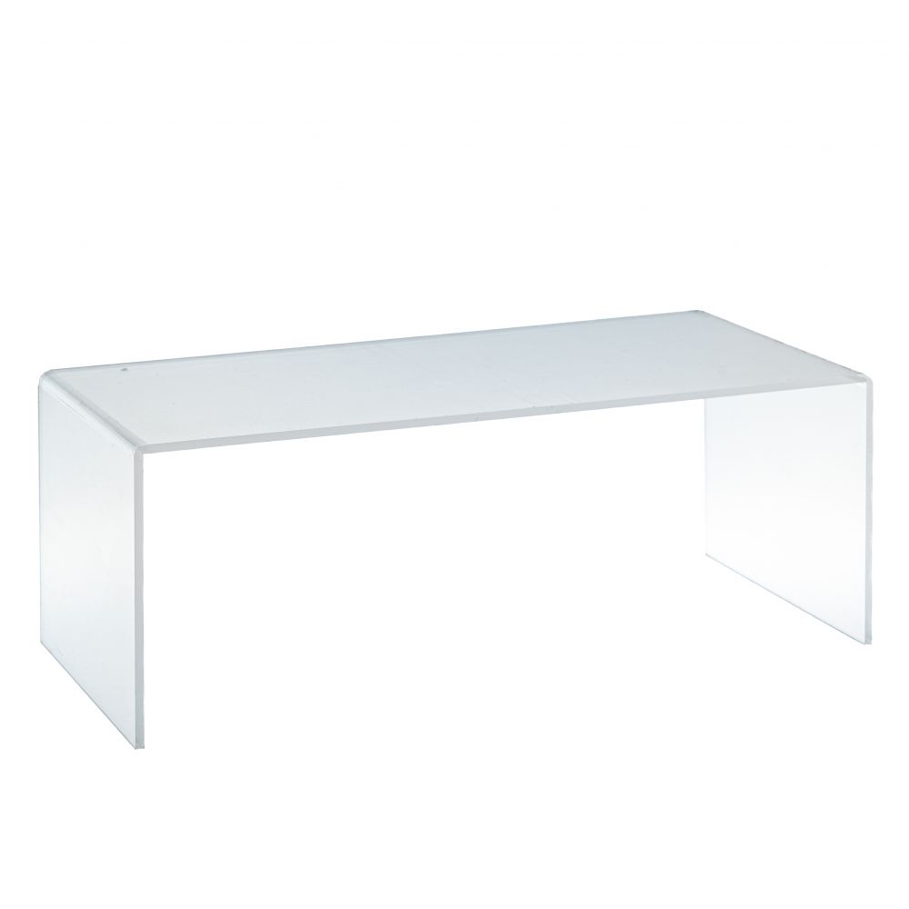  ПРОЗРАЧНА АКРИЛНА ОСНОВА ЗА ДЕКОРАЦИЯ, 32X15X12 СМ