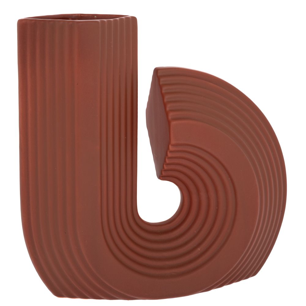  КЕРАМИЧНА ВАЗА „БОРДО“ 28X7X26 СМ