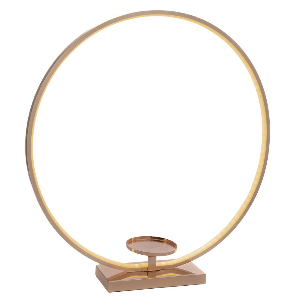  Златен метален венец със светодиодно осветление 60x12x63 см