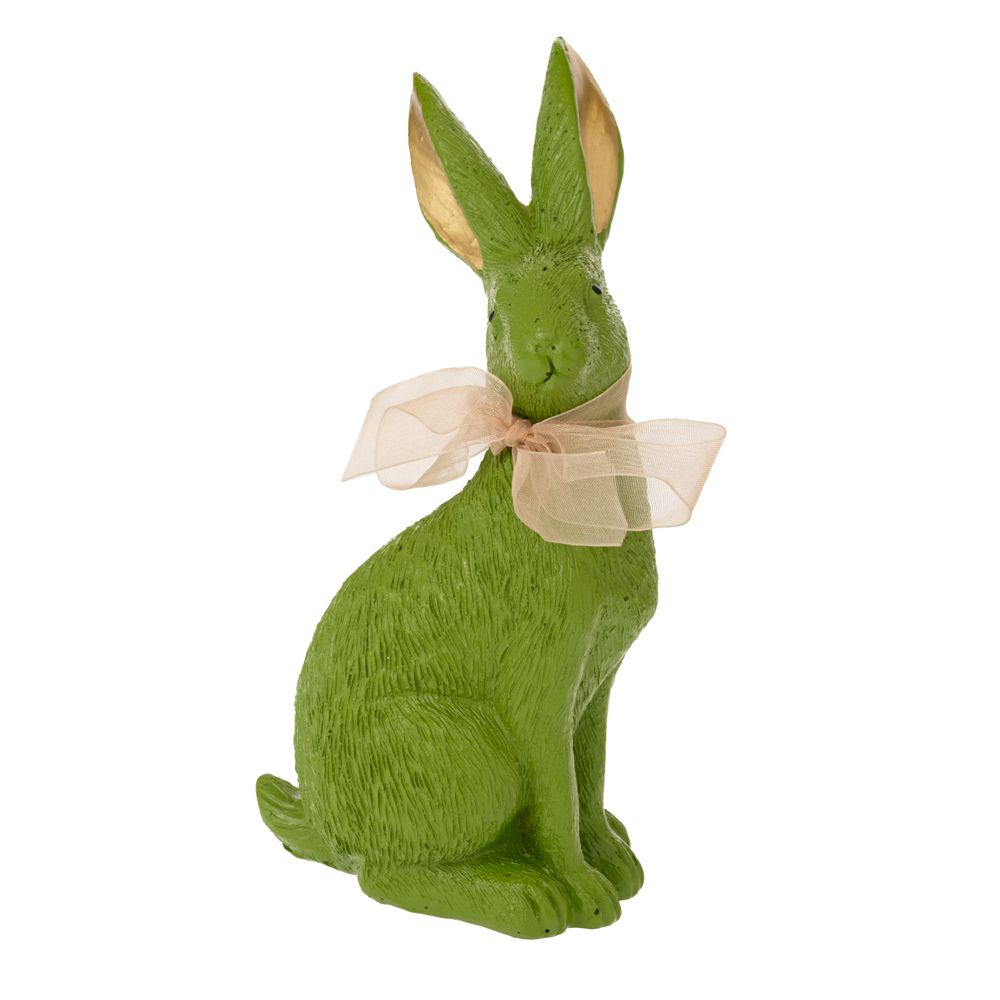  ЗЕЛЕН ЗАЕЦ ОТ ПОЛИРЕЗИН 9X7X20 СМ