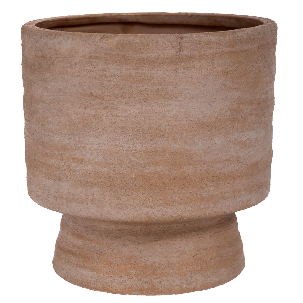  КАФЯВО-ЗЛАТЕН КРЪГЛ КЕРАМИЧЕН СЪД 14X14X14 см