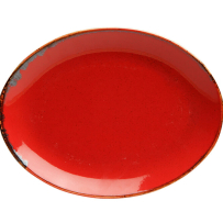 PORLAND - RED -tray-36 cm