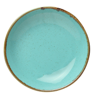 PORLAND - TURQUOISE -plate-26 cm