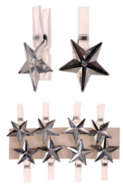 Star clip, 8/S, 3cm(100/600)