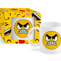 EMOTICON MUG ,&ldquo;Angry &ldquo;,300ML