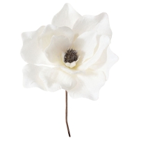 X MAS PICK FROZEN WHIITE MAGNOLIA 24cm