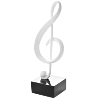 POLYRESIN DECO FIGURE MUSIC NOTE