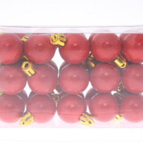 Red Balls, Set/30, 3 cm.
