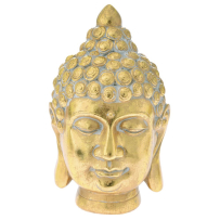 Поли статуетка Буда в злато, 13х13х23 см