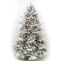 XMAS TREE PRE-LIT FLOCKED NORTH STAR 210CM WITH 450 LEDS