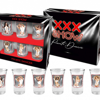 XXX SHOW - set of 6 shot glasses 35ml - Women