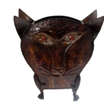 Metal Vase - Mask, 32CM.(1/8)