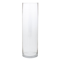 СТЪКЛЕНА, ЦИЛИНДРИЧНА ВАЗА Ф12Х40СМ