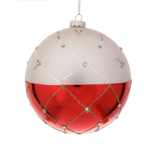 Glass Christmas ball,12cm(1/18