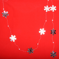 Snowflake garland,160cm(24/288