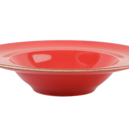 PORLAND - RED -pasta plate-30 cm