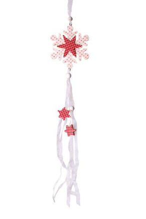 Снежинка с панделки, 50 см (48x384)