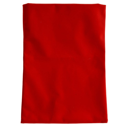 Цилиндрична платнена торбичка , червена, 30х40см
